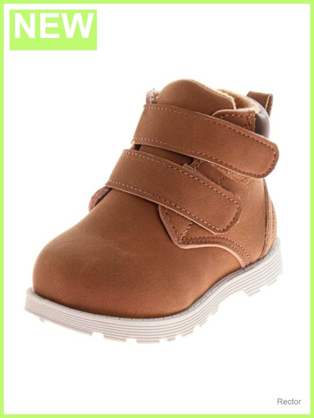 Kids Faux Leather Chukka Ankle Boots Lace-up Winter Hiking
